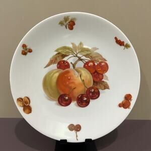 SET OF FOUR — Bavaria Debra Pattern salad / dessert plates — Germany, autumn